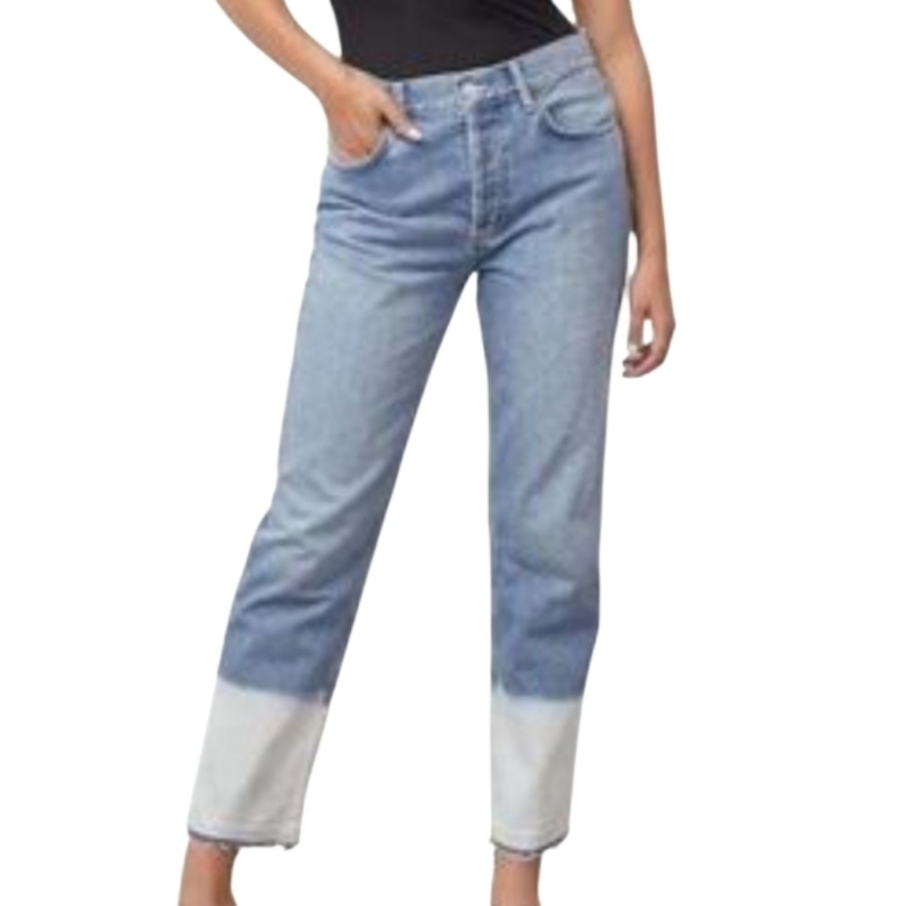 NEW! RAILS The Atwater Slouchy Straight Buttonfly Crop Denim Jeans 26.